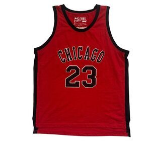 Evolution In Design Mens Sz 6X Chicago Bulls #23 Michael Jordan Greatest Tanktop